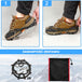 Raczki turystyczne na buty rozmiar 36–44, 16 kolców – zdjęcie 4